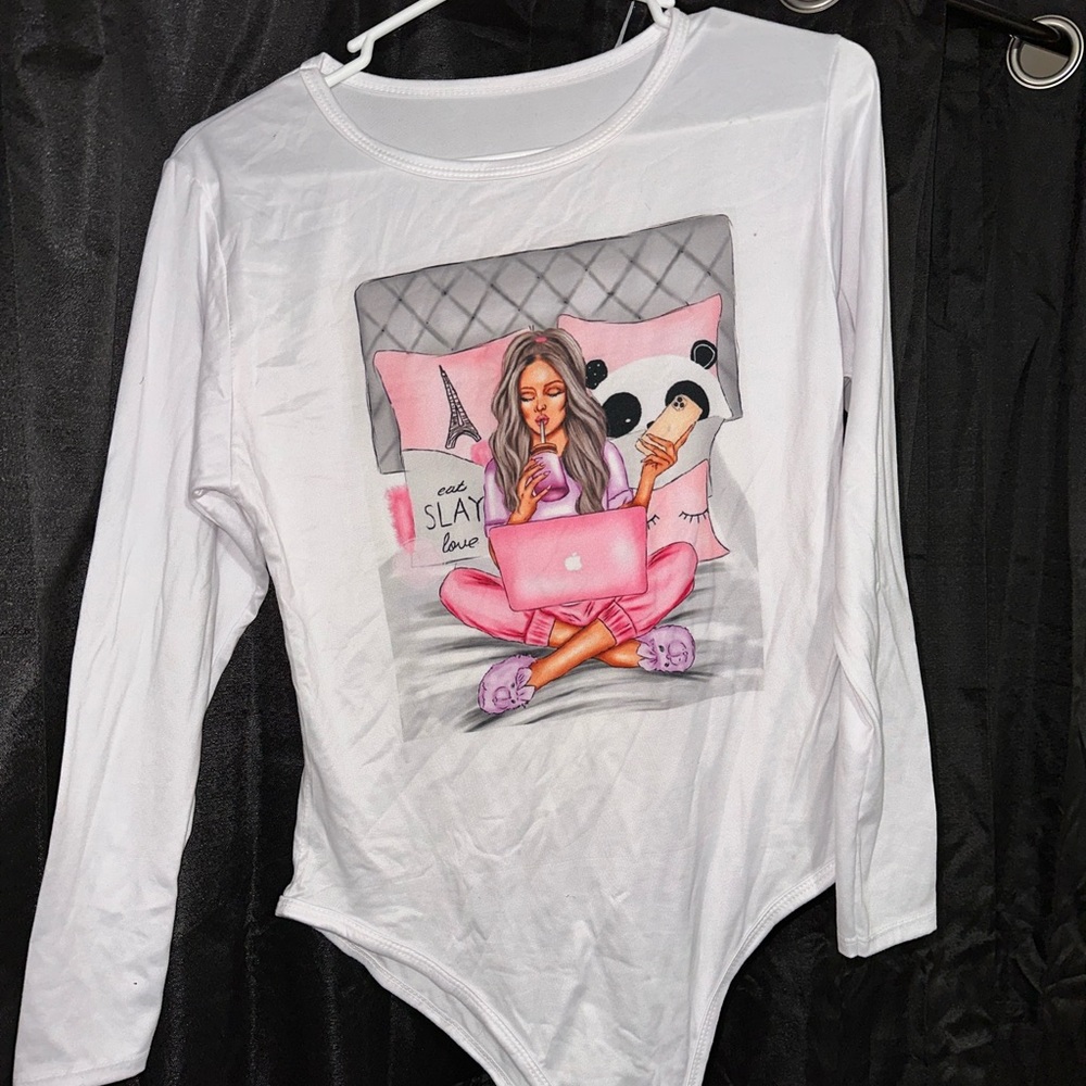 Cute long sleeve bodysuit